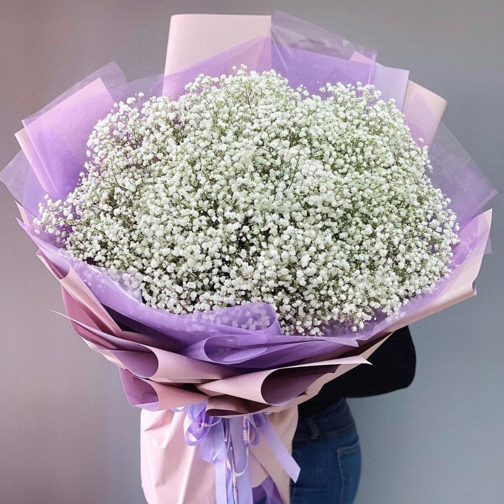  Belek Blumen Bouquet of white gypsophila