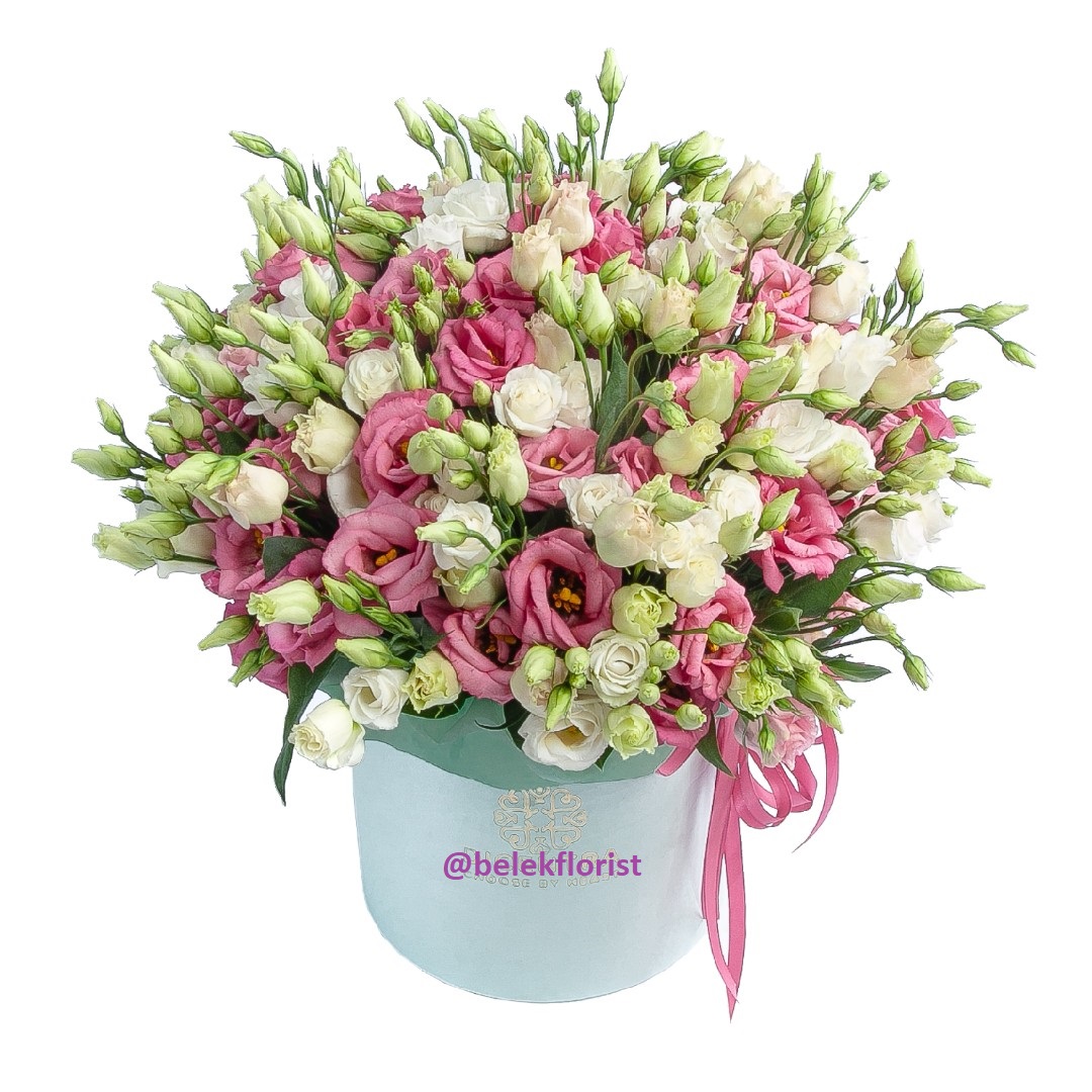  Belek Flower pink White Lisyantus Arrangement