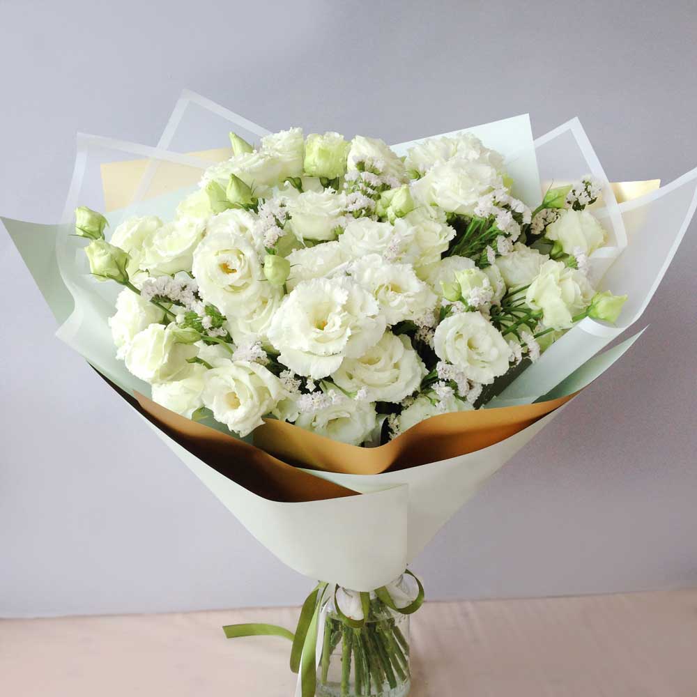  Belek Blumenbestellung White Lisyantus Bouquet Special