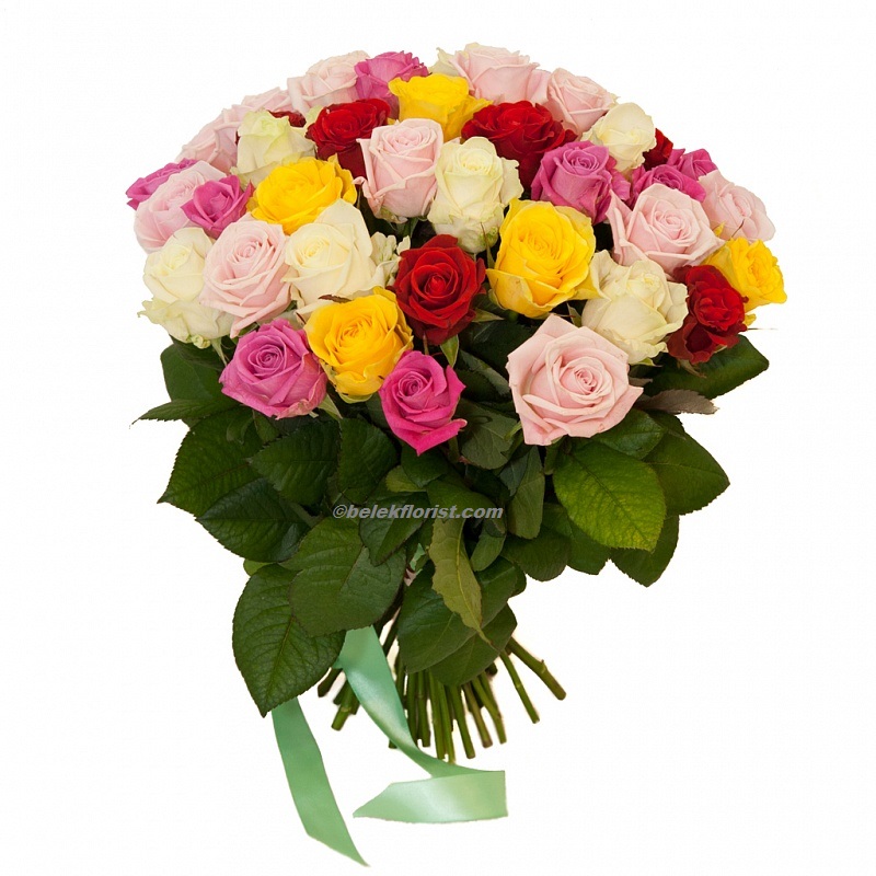  Belek Florist 51 Pc Rose Colorful