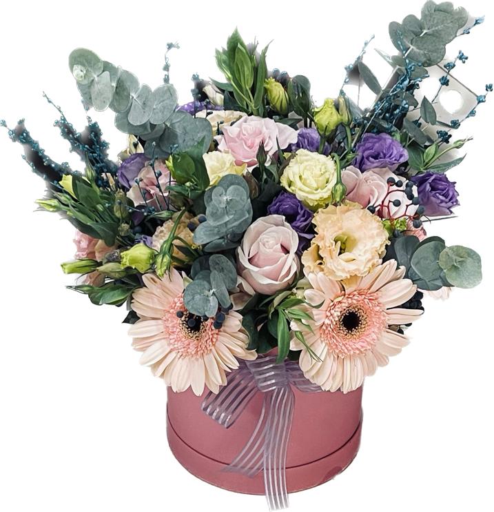  Belek Flower PASTEL BOX ARRANGEMENT