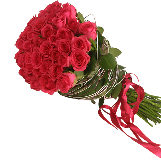  Заказ цветов в Белек  41 шт Роза красная