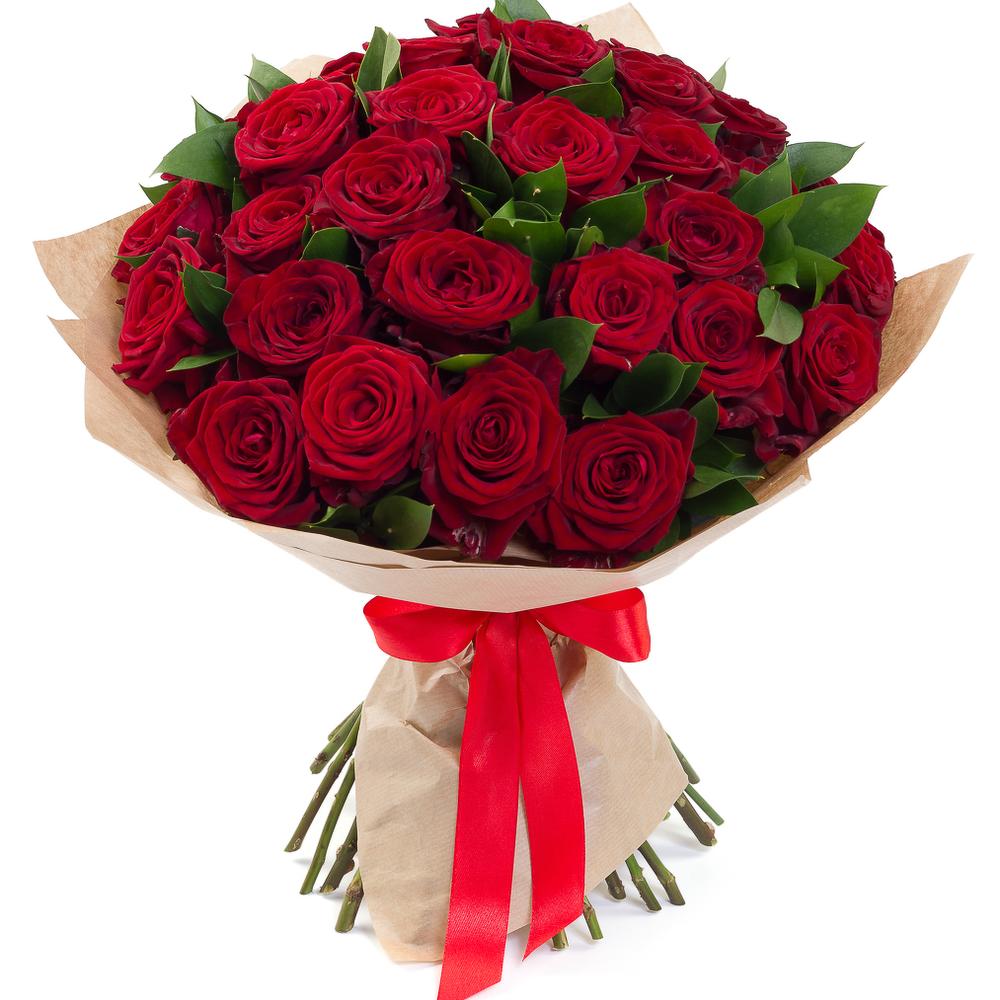 belekflorist.com  flower delivery belek 35 Pieces Red Rose Bouquet 